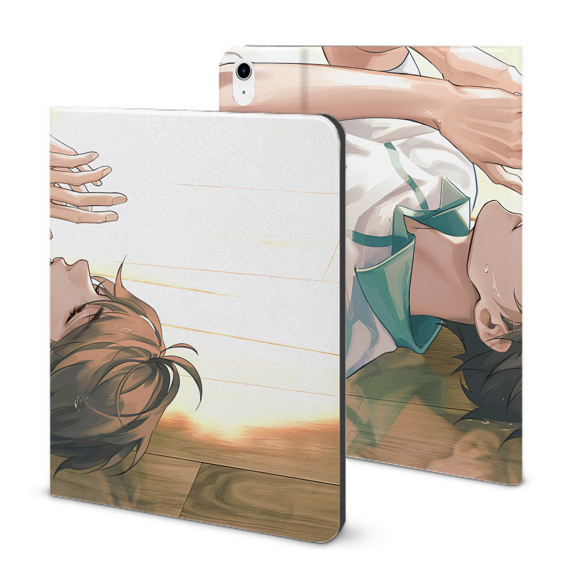（画像用） ハイキュー!! Haikyu!! IPad ケース ブック型 PUレザー TPU 耐衝撃 軽量 薄型 ペン収納なし 全面保護 IPad 各モデル対応